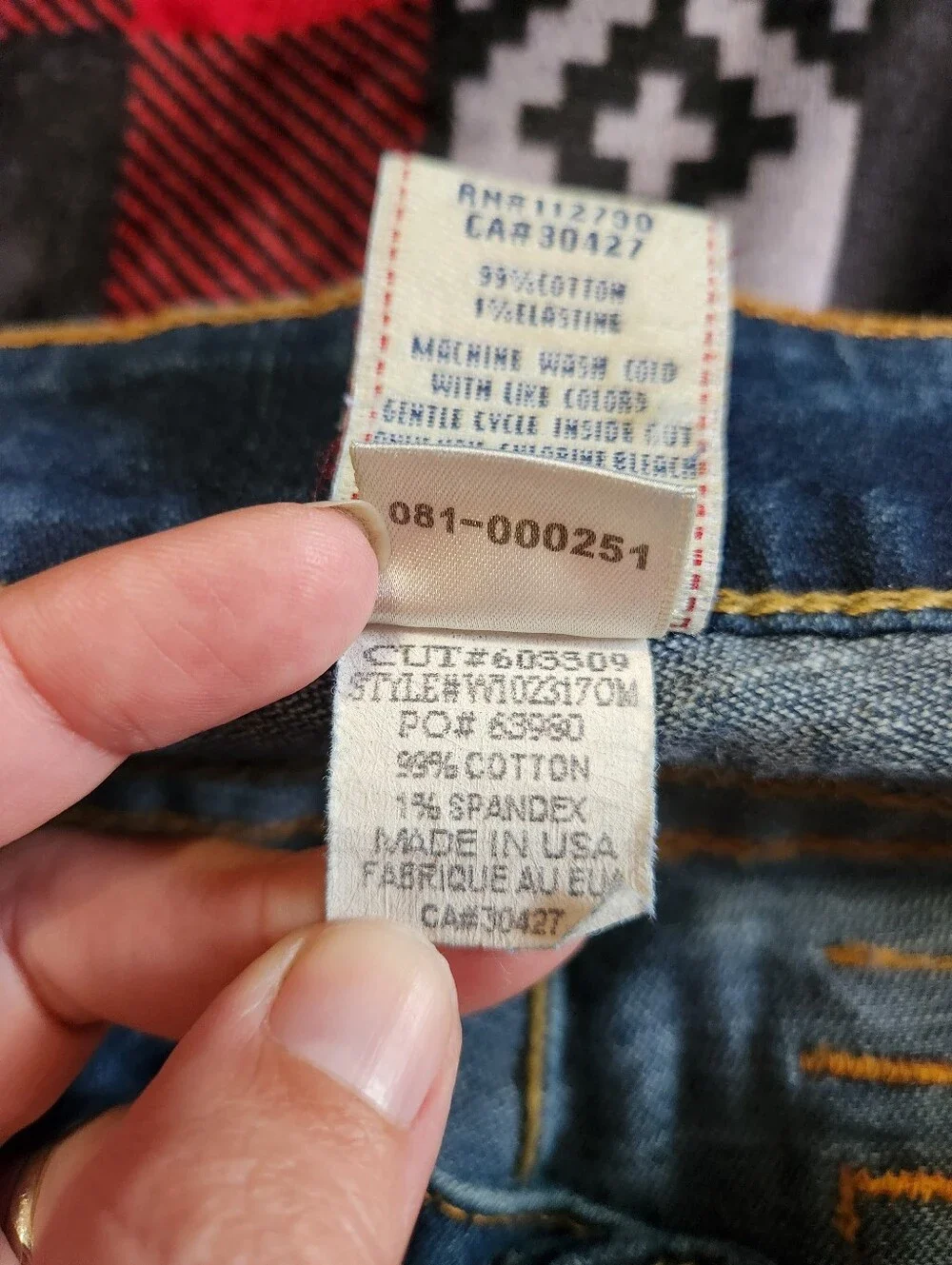 True Religion Becky Bootcut Jeans Size 29 Contrast Stitch Flap Pocket Y2K - Picture 7 of 11
